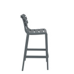 Helen/S-75* Barstool Dark Grey