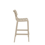 Helen/S-75* Barstool Taupe