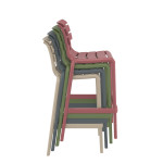 Helen/S-75* Barstool Taupe