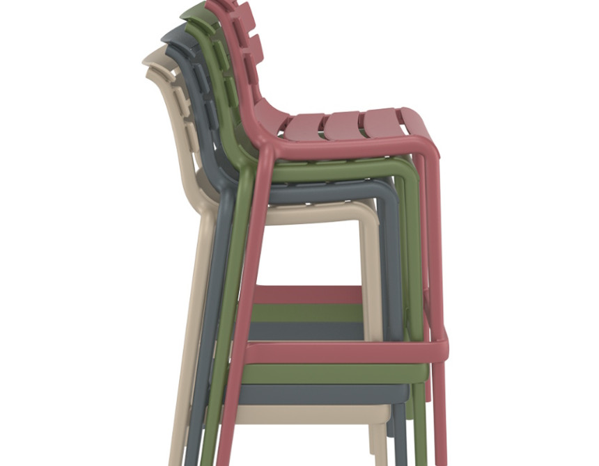 Helen/S-75* Barstool Taupe
