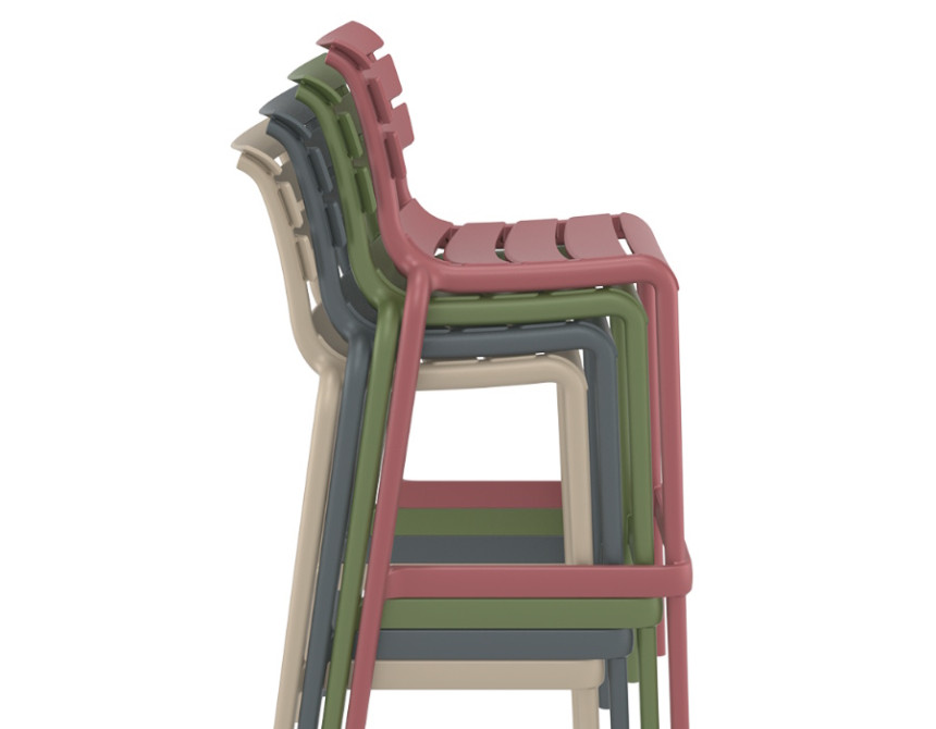 Helen/S-75* Barstool Olive Green