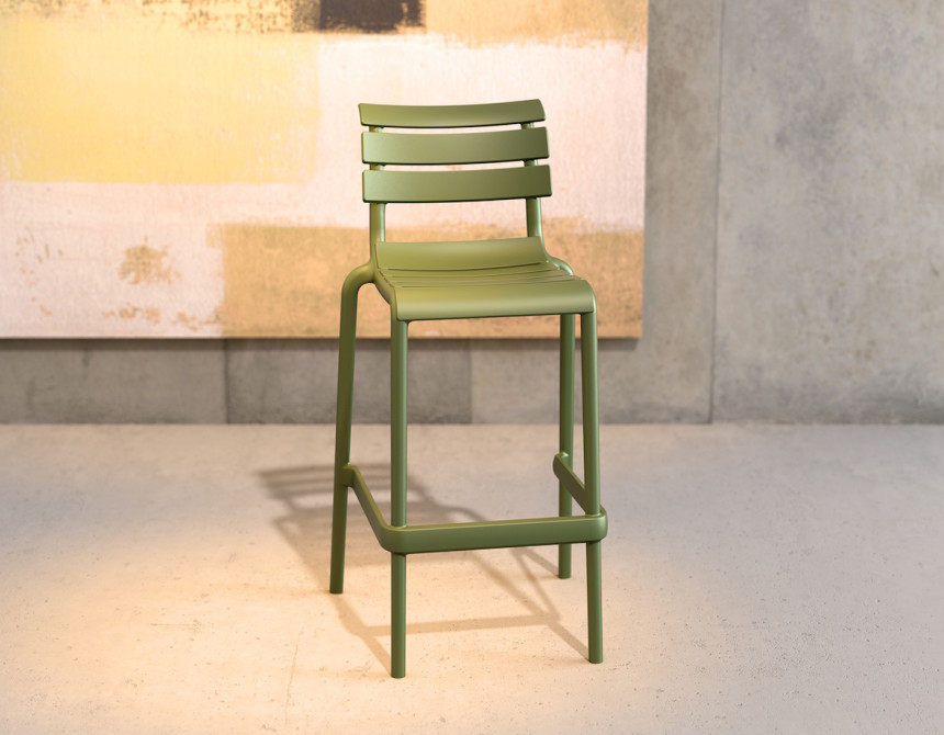Helen/S-75* Barstool Olive Green