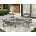 Paris/T-90x50xY.40cm* Table Dark Grey