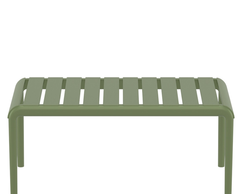 Paris/T-90x50xY.40cm* Table Olive Green
