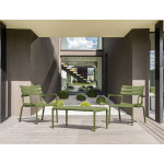 Paris/T-90x50xY.40cm* Table Olive Green