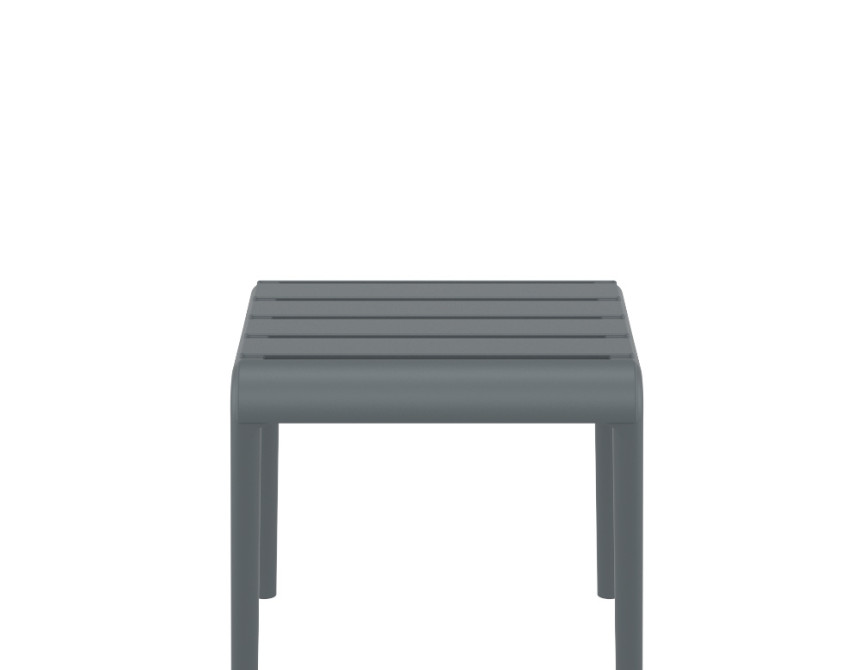 Paris/T-42x41xY.39cm* Side Table/Footrest Dark Grey