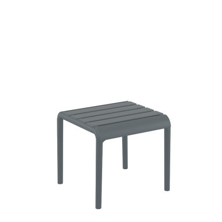 Paris/T-42x41xY.39cm* Side Table/Footrest Dark Grey