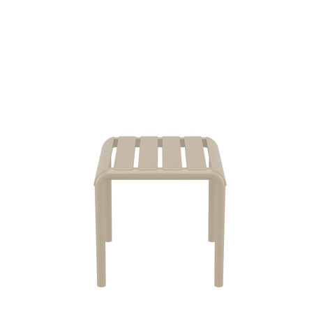 Paris/T-42x41xY.39cm* Side Table/Footrest Taupe