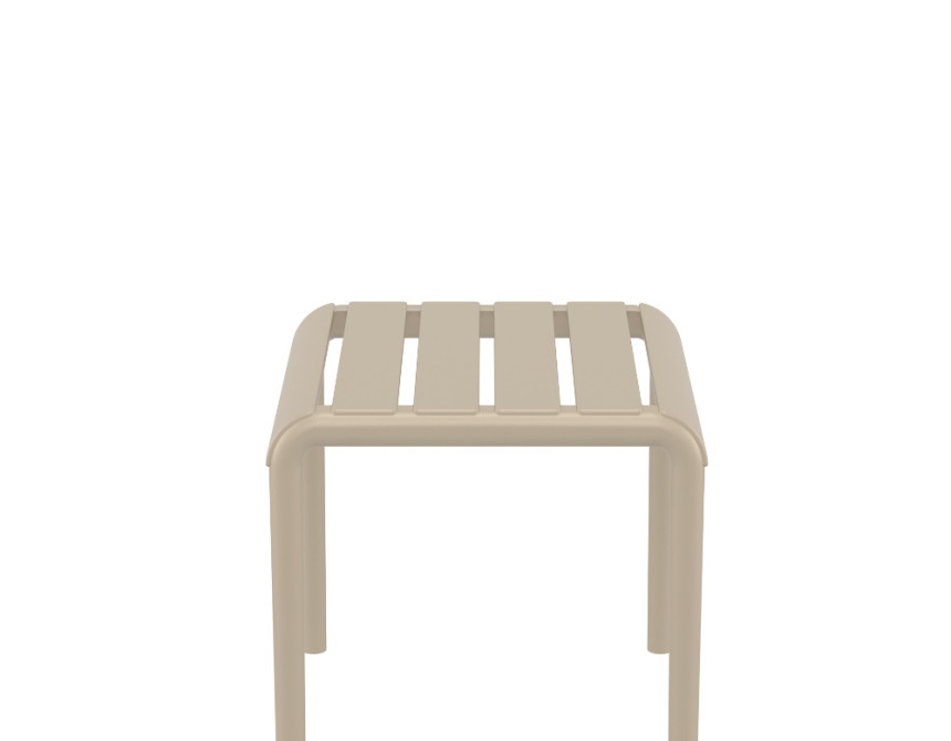 Paris/T-42x41xY.39cm* Side Table/Footrest Taupe