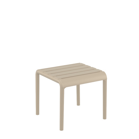Paris/T-42x41xY.39cm* Side Table/Footrest Taupe
