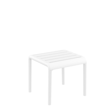 Paris/T-42x41xY.39cm* Side Table/Footrest white