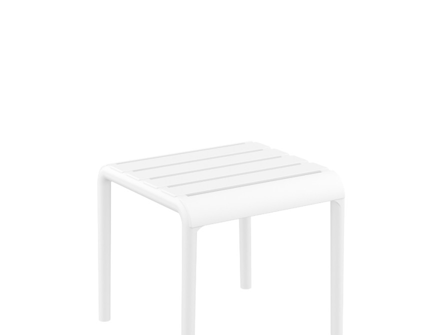 Paris/T-42x41xY.39cm* Side Table/Footrest white