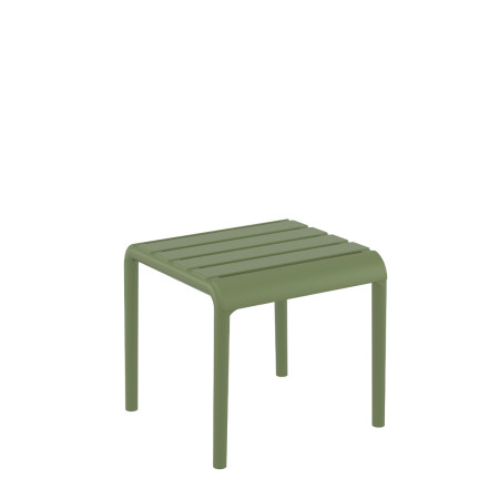 Paris/T-42x41xY.39cm* Side Table/Footrest Olive Green