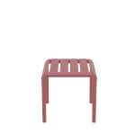 Paris/T-42x41xY.39cm* Side Table/Footrest Marsala