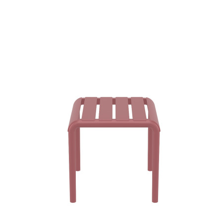 Paris/T-42x41xY.39cm* Side Table/Footrest Marsala