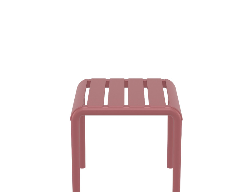 Paris/T-42x41xY.39cm* Side Table/Footrest Marsala