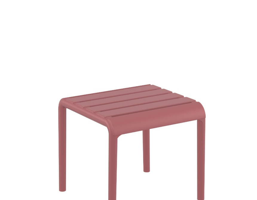 Paris/T-42x41xY.39cm* Side Table/Footrest Marsala