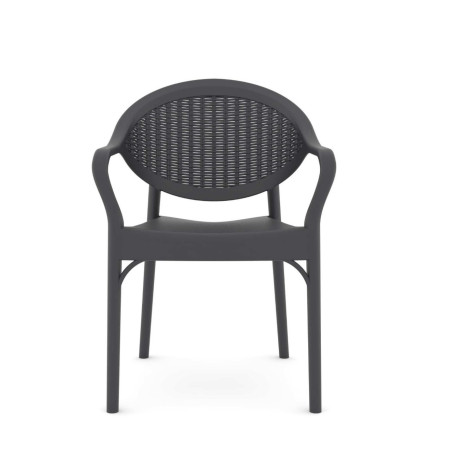 Mona/PL* Resin Armchair Anthracite
