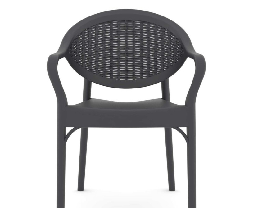 Mona/PL* Resin Armchair Anthracite