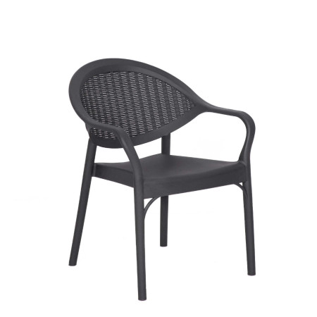 Mona/PL* Resin Armchair Anthracite