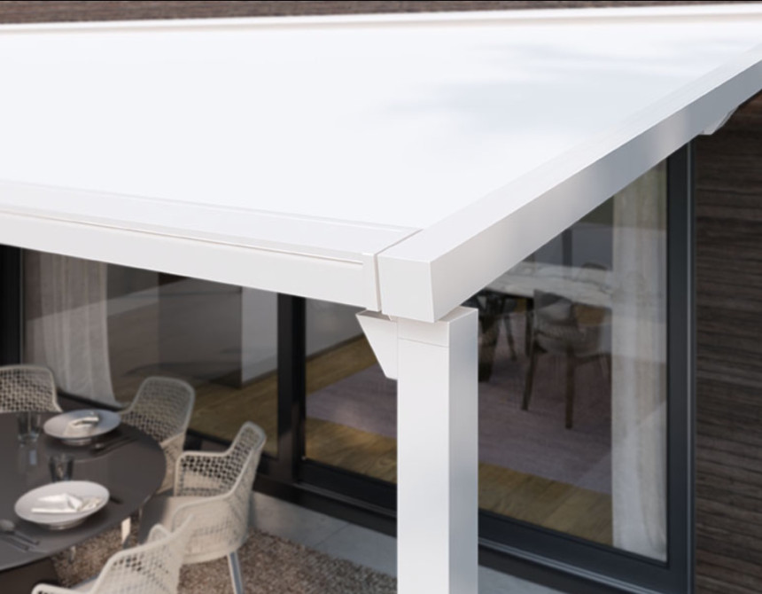 Pergola Hydra-3x3m* Alu. with Motor