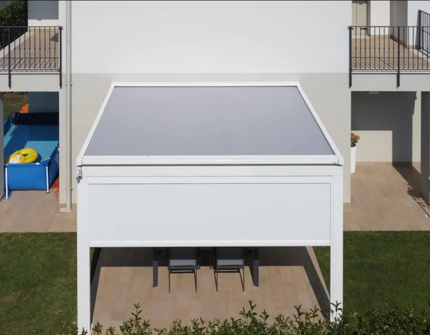 Pergola Hydra-4x4m* Alu. with Motor