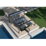Pergola Keplan-4x5m* Alu. with Motor