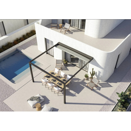 Pergola Keplan/A-3x3m* Alu. with Motor