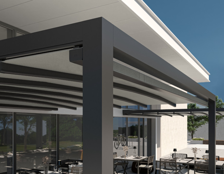 Pergola Keplan/A-4x3m* Alu. with Motor