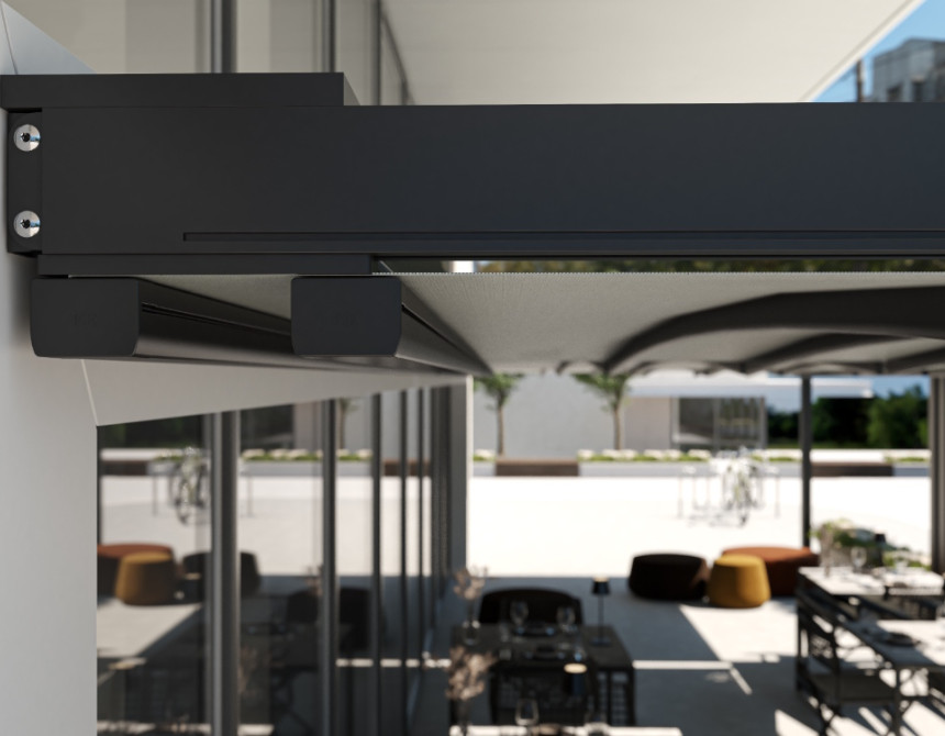Pergola Keplan/A-5,5x3m* Alu. with Motor