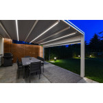 Pergola Vega-6x4m* Alu. with Motor   LED Lights