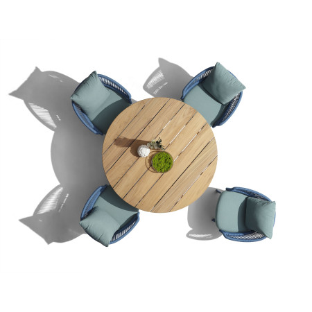 Aio/D5 Blue* Dining Set (205590)