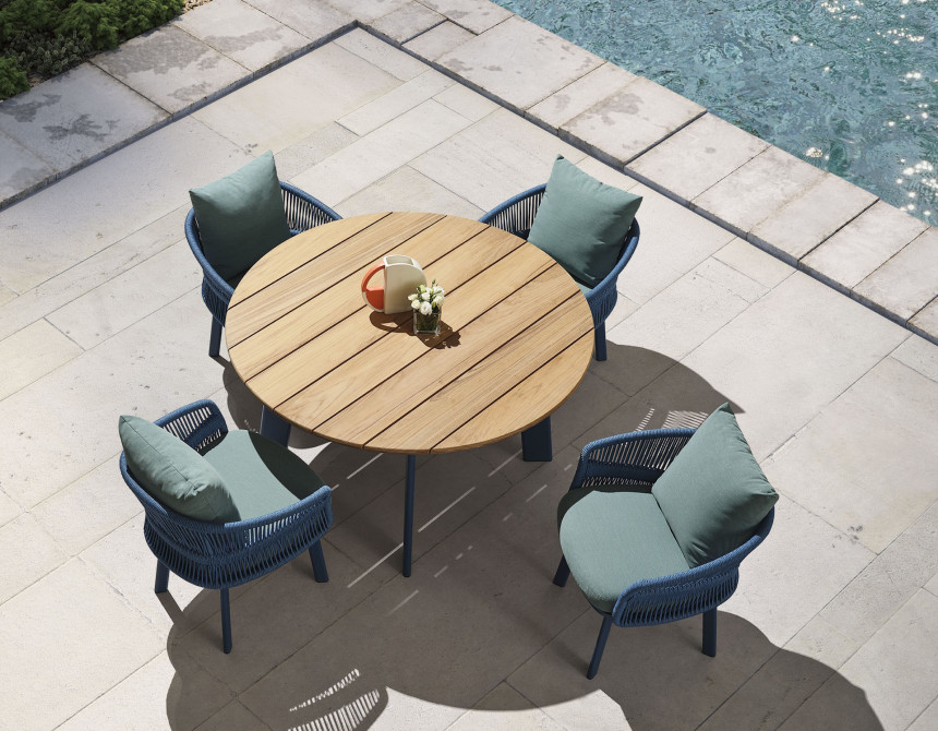Aio/D5 Blue* Dining Set (205590)