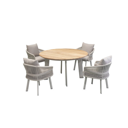 Aio/D5 Taupe* Dining Set (205590)