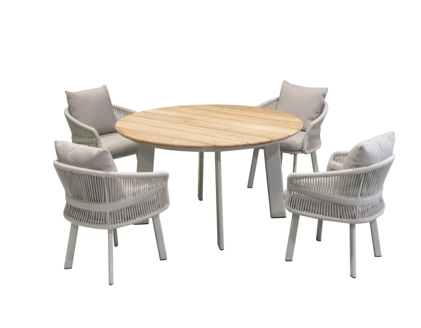 Aio/D5 Taupe* Dining Set (205590)