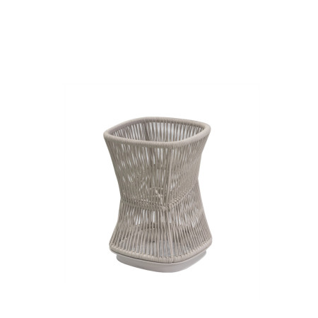 Aio/B-72cm* Flower Basket Taupe (205591)