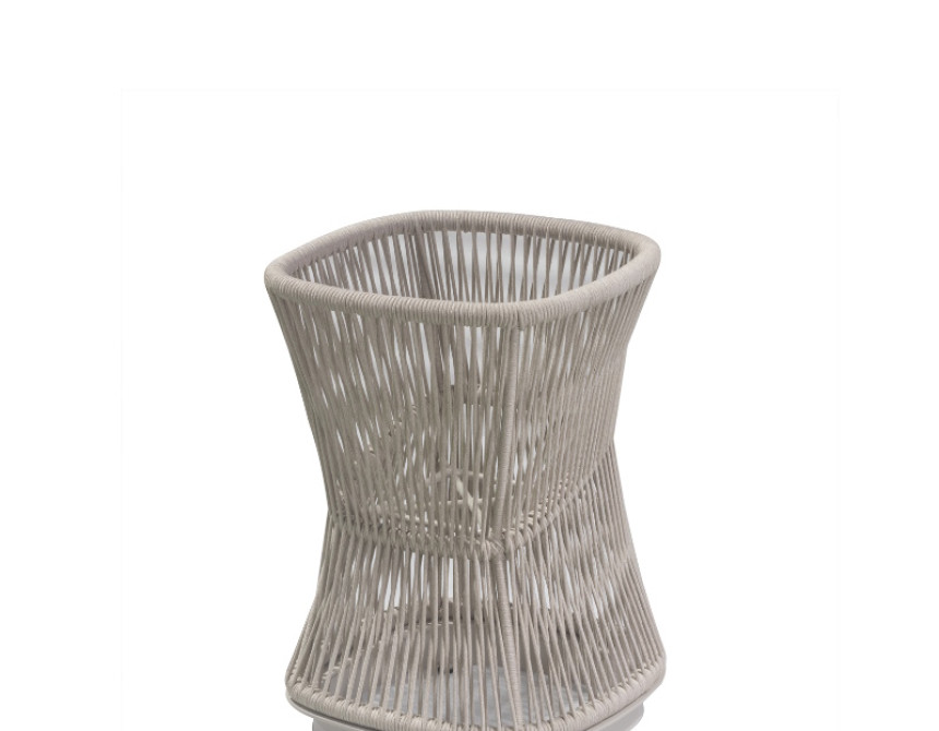 Aio/B-72cm* Flower Basket Taupe (205591)