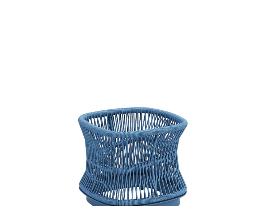 Aio/B-45cm* Flower Basket Blue (205593)