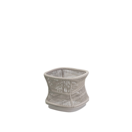 Aio/B-45cm* Flower Basket Taupe (205593)