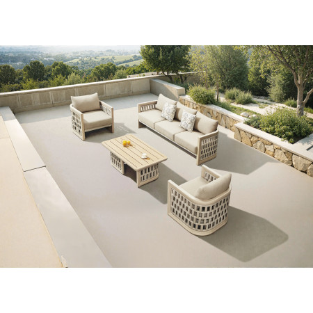 Riva-3.0-3 Lounge Set Aluminum (2064330)