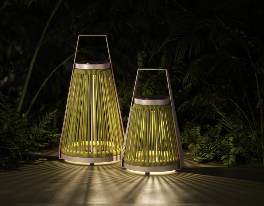 Apollo/L-39,5cm Portable Lantern Green (33184001)