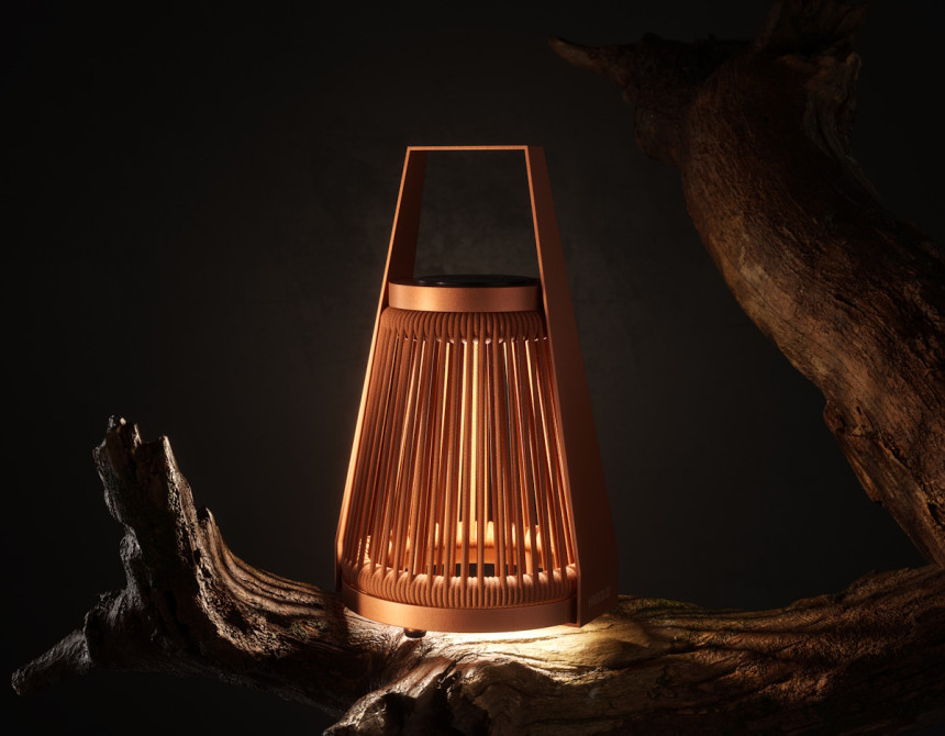 Apollo/L-39,5cm Portable Lantern Orange (33184001)