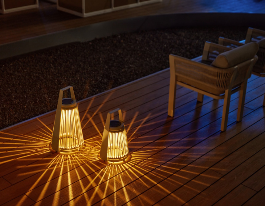 Apollo/L-51,5cm Portable Lantern Beige (33184002)