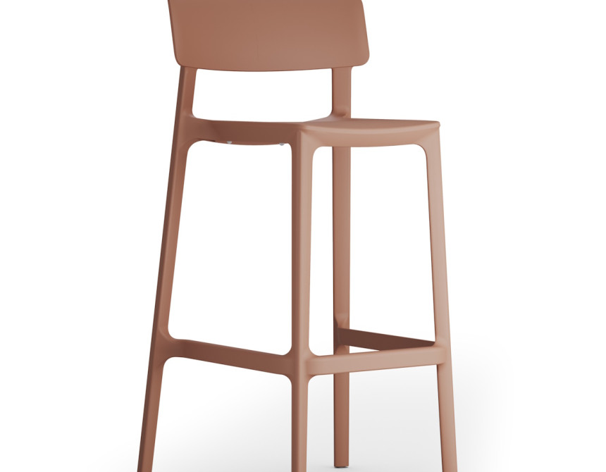 Deva/S* Barstool Terracotta