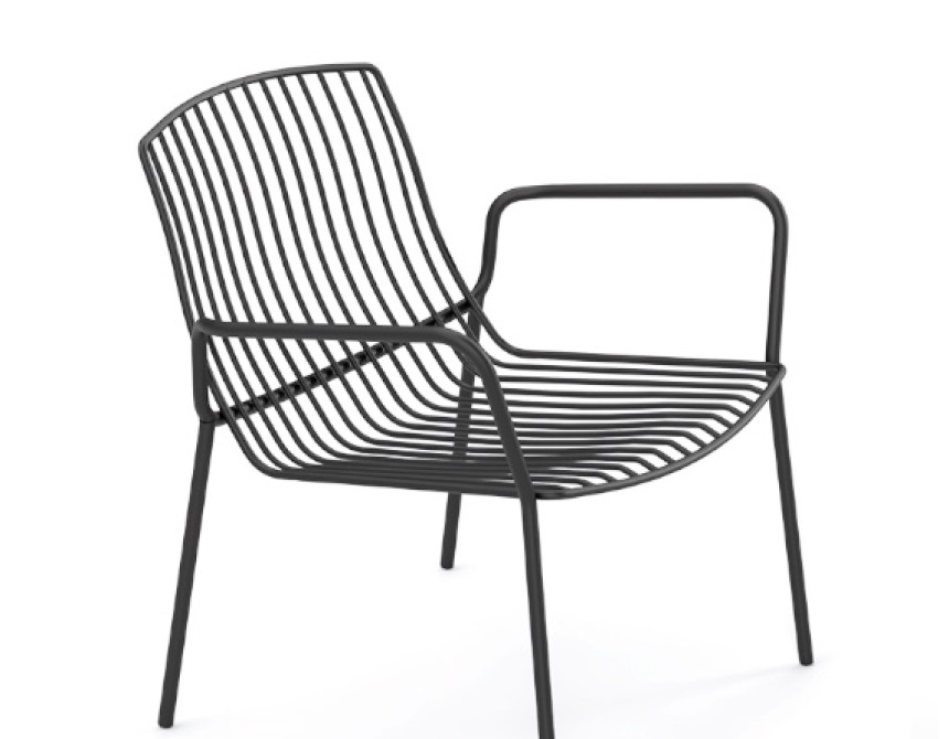 Paggio/L* Lounge Armchair Black