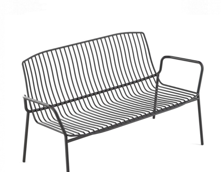 Paggio/D2* Lounge Bench Black