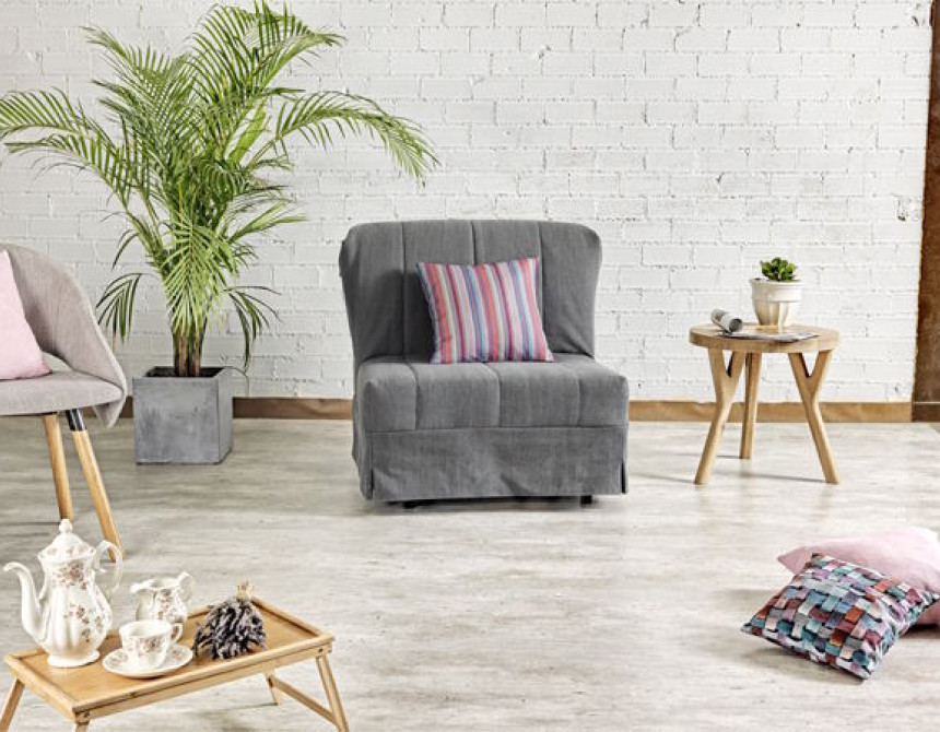 Danae-80* Armchair Bed 80x190cm CAT A