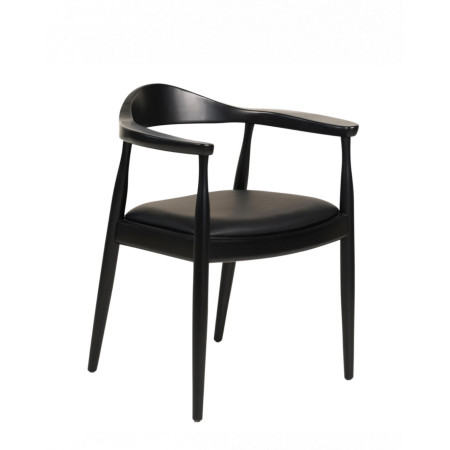 Ador/P-Black* Armchair