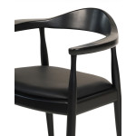 Ador/P-Black* Armchair