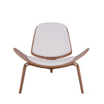 Superior/Natural* Lounge Armchair White
